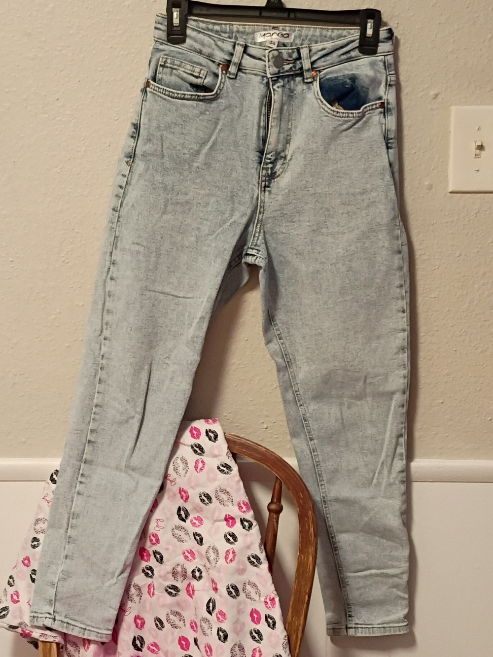 High-Rise Light Blue Women's Jeans